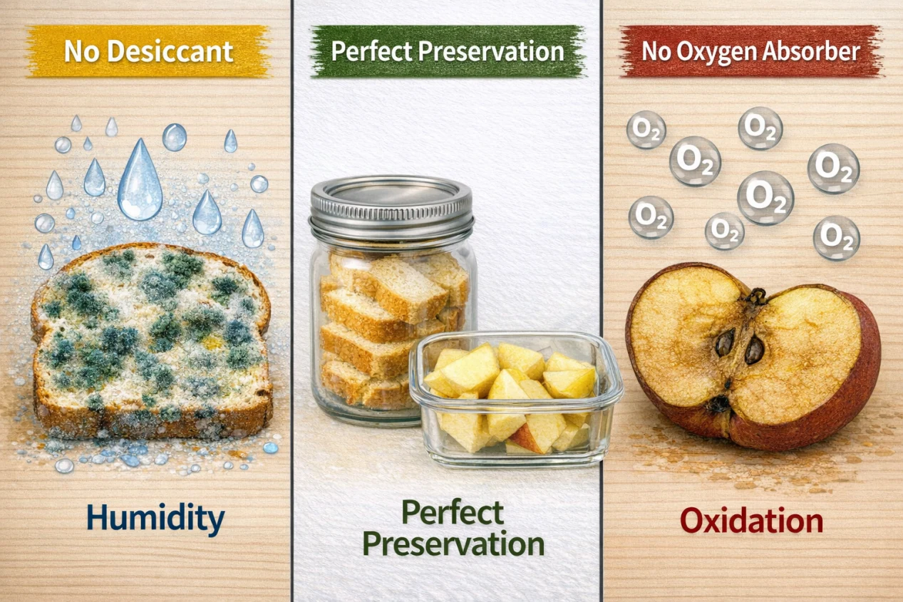 Decision guide for combining moisture and oxygen control