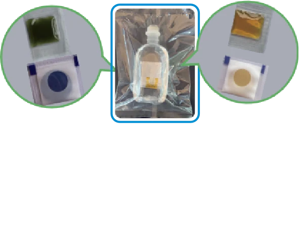 Visual guide to reading an MRE time-temperature indicator